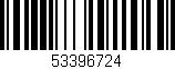 Código de barras (EAN, GTIN, SKU, ISBN): '53396724'