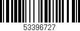 Código de barras (EAN, GTIN, SKU, ISBN): '53396727'