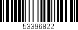 Código de barras (EAN, GTIN, SKU, ISBN): '53396822'