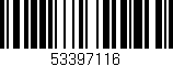 Código de barras (EAN, GTIN, SKU, ISBN): '53397116'