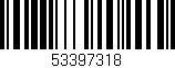 Código de barras (EAN, GTIN, SKU, ISBN): '53397318'