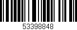 Código de barras (EAN, GTIN, SKU, ISBN): '53398848'