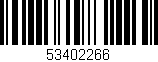 Código de barras (EAN, GTIN, SKU, ISBN): '53402266'