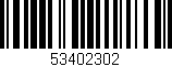 Código de barras (EAN, GTIN, SKU, ISBN): '53402302'