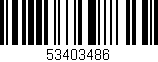 Código de barras (EAN, GTIN, SKU, ISBN): '53403486'