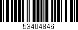Código de barras (EAN, GTIN, SKU, ISBN): '53404846'