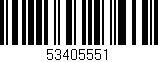 Código de barras (EAN, GTIN, SKU, ISBN): '53405551'
