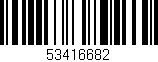 Código de barras (EAN, GTIN, SKU, ISBN): '53416682'
