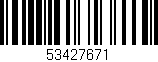 Código de barras (EAN, GTIN, SKU, ISBN): '53427671'
