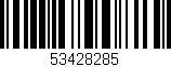 Código de barras (EAN, GTIN, SKU, ISBN): '53428285'