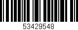 Código de barras (EAN, GTIN, SKU, ISBN): '53429548'