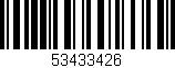 Código de barras (EAN, GTIN, SKU, ISBN): '53433426'