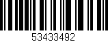 Código de barras (EAN, GTIN, SKU, ISBN): '53433492'
