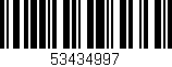 Código de barras (EAN, GTIN, SKU, ISBN): '53434997'