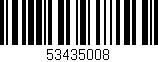 Código de barras (EAN, GTIN, SKU, ISBN): '53435008'