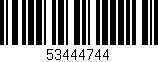 Código de barras (EAN, GTIN, SKU, ISBN): '53444744'