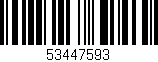 Código de barras (EAN, GTIN, SKU, ISBN): '53447593'