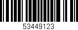 Código de barras (EAN, GTIN, SKU, ISBN): '53449123'
