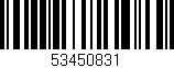 Código de barras (EAN, GTIN, SKU, ISBN): '53450831'