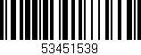 Código de barras (EAN, GTIN, SKU, ISBN): '53451539'