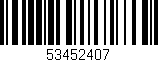 Código de barras (EAN, GTIN, SKU, ISBN): '53452407'