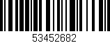 Código de barras (EAN, GTIN, SKU, ISBN): '53452682'