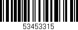 Código de barras (EAN, GTIN, SKU, ISBN): '53453315'