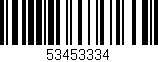 Código de barras (EAN, GTIN, SKU, ISBN): '53453334'