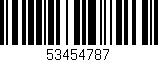 Código de barras (EAN, GTIN, SKU, ISBN): '53454787'