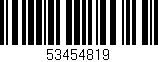 Código de barras (EAN, GTIN, SKU, ISBN): '53454819'