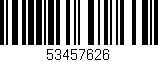 Código de barras (EAN, GTIN, SKU, ISBN): '53457626'
