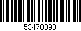 Código de barras (EAN, GTIN, SKU, ISBN): '53470890'