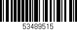 Código de barras (EAN, GTIN, SKU, ISBN): '53489515'