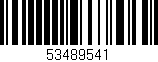 Código de barras (EAN, GTIN, SKU, ISBN): '53489541'