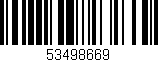 Código de barras (EAN, GTIN, SKU, ISBN): '53498669'