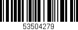 Código de barras (EAN, GTIN, SKU, ISBN): '53504279'