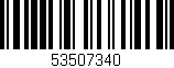 Código de barras (EAN, GTIN, SKU, ISBN): '53507340'