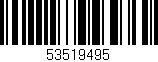 Código de barras (EAN, GTIN, SKU, ISBN): '53519495'