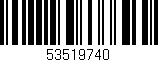 Código de barras (EAN, GTIN, SKU, ISBN): '53519740'