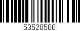 Código de barras (EAN, GTIN, SKU, ISBN): '53520500'