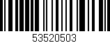 Código de barras (EAN, GTIN, SKU, ISBN): '53520503'