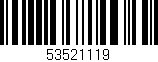 Código de barras (EAN, GTIN, SKU, ISBN): '53521119'