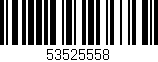 Código de barras (EAN, GTIN, SKU, ISBN): '53525558'