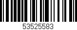 Código de barras (EAN, GTIN, SKU, ISBN): '53525583'