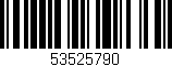Código de barras (EAN, GTIN, SKU, ISBN): '53525790'