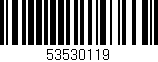 Código de barras (EAN, GTIN, SKU, ISBN): '53530119'