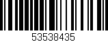 Código de barras (EAN, GTIN, SKU, ISBN): '53538435'