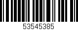 Código de barras (EAN, GTIN, SKU, ISBN): '53545385'