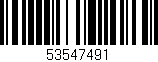 Código de barras (EAN, GTIN, SKU, ISBN): '53547491'