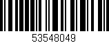 Código de barras (EAN, GTIN, SKU, ISBN): '53548049'